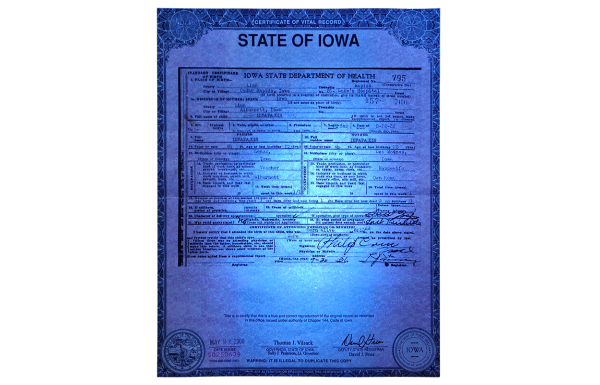 Iowa Fake Birth Certificate Iowa Fake Birth Certificate