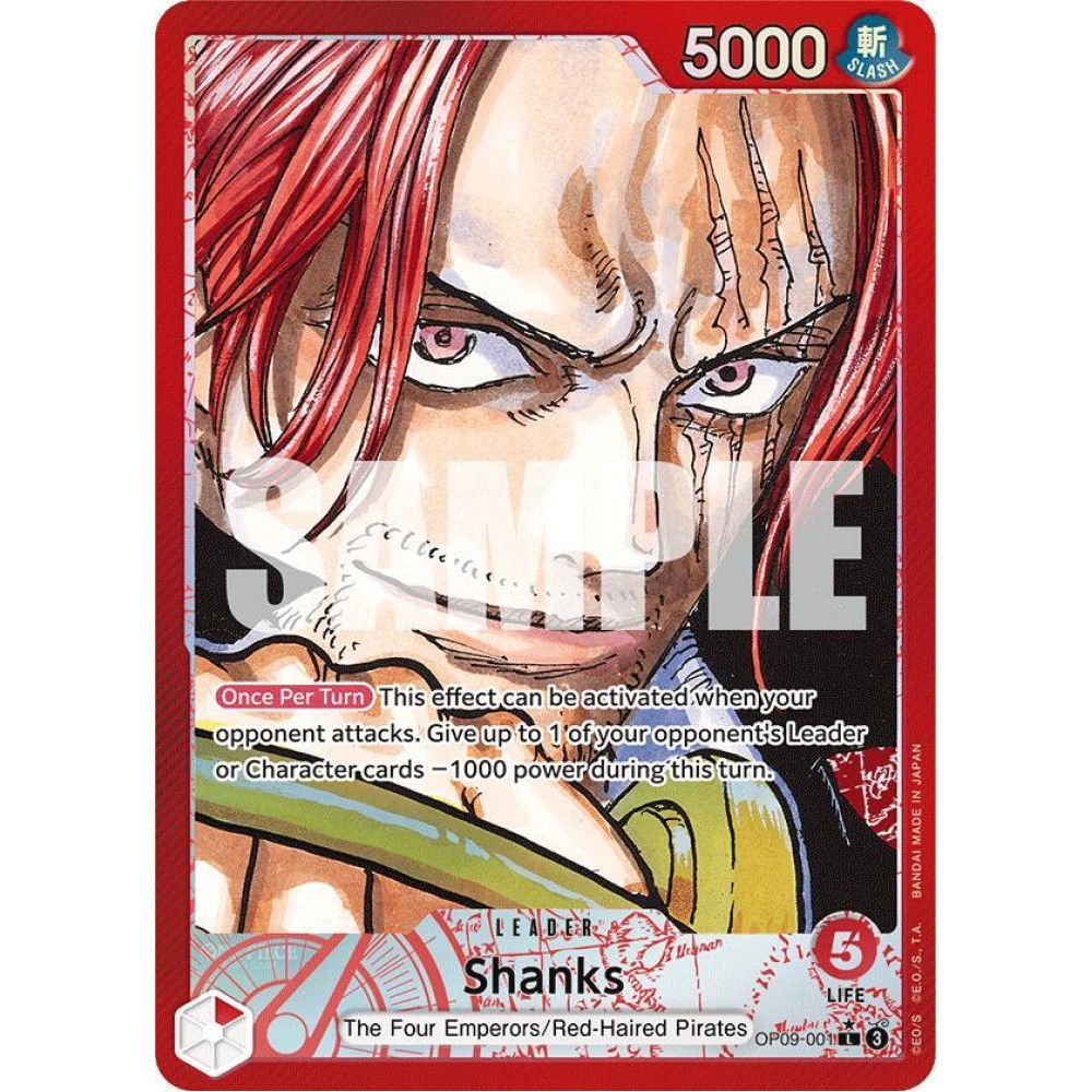 Shanks (001) (Parallel) - Emperors in the New World (OP09)