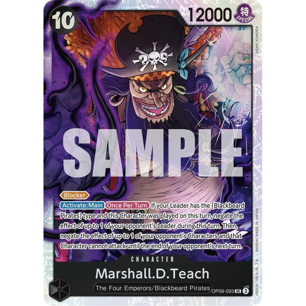 Marshall.D.Teach (093) - Emperors in the New World (OP09)