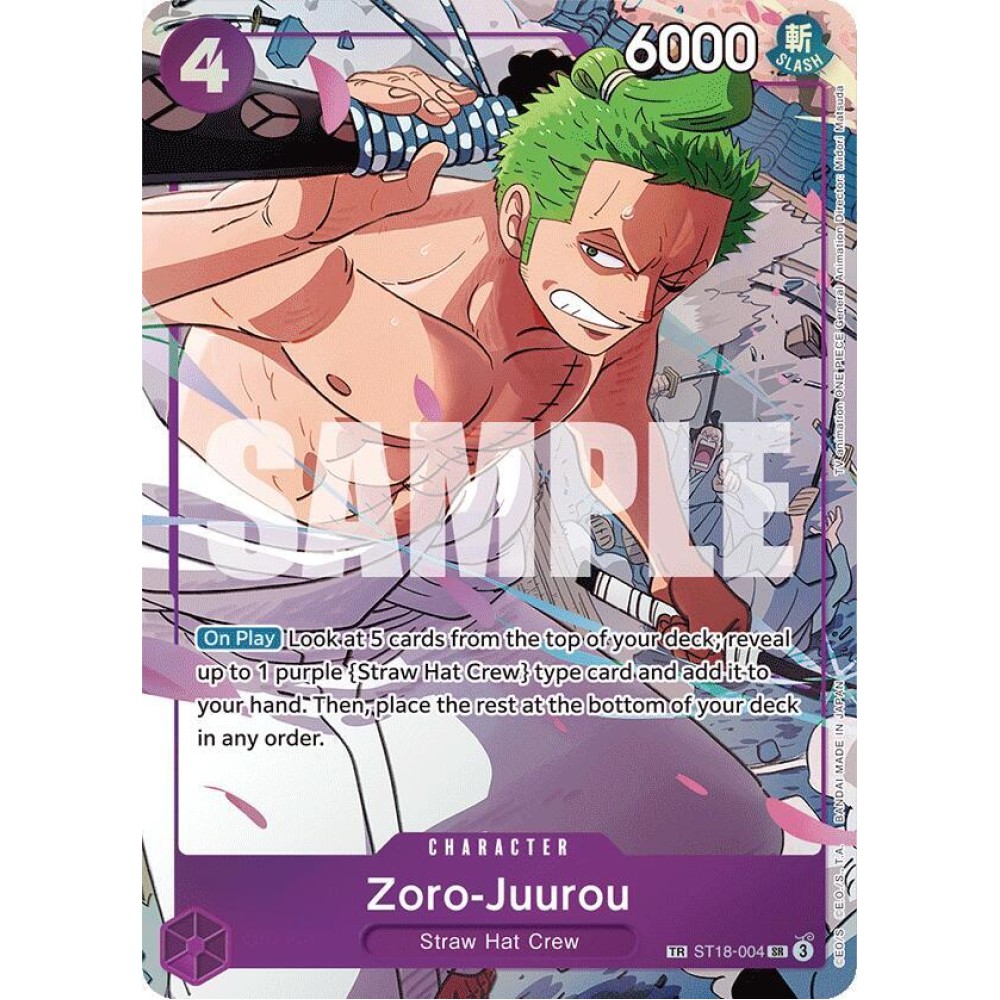 Zoro-Juurou (ST18-004) - Emperors in the New World (OP09)